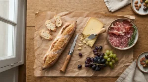 Simple budget picnic ingredients for student travel charcuterie board