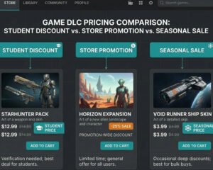 does dlc have student discount comparison between student pricing and seasonal sales