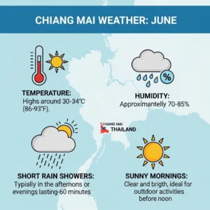 Chiang Mai June Travel Tips weather guide for students